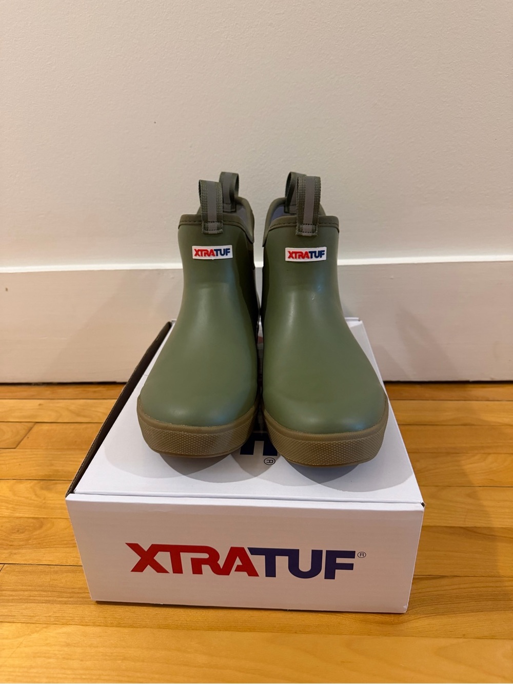 XTRATUF Men’s Olive Green Ankle Rain & Snow Boots